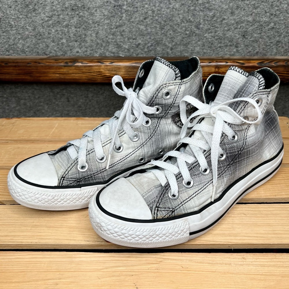 Plaid Converse Chuck Taylor Hi-Top Sneakers